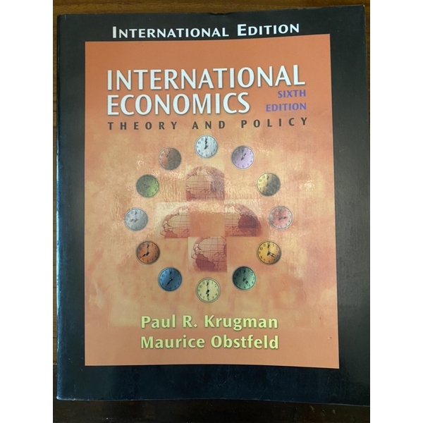 [หนังสือมือสอง textbook business] International Economics: Theory and Policy (Sixth Edition) - Krugman, Obstfeld