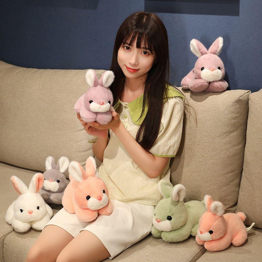 Bo หมอนตุ๊กตากระต่ายน่ารัก แบบนิ่ม เหมาะกับของขวัญ ของเล่นสําหรับเด็ก