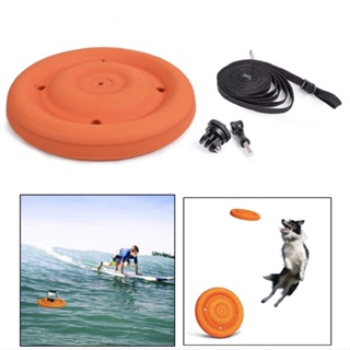 แผ่นลอยน้ำ / จานร่อน พร้อมขาใส่โกโปร,กล้องแอคชั่น Floating Disc with Gopro , Action camera Adapter  จานร่อน Frisbee