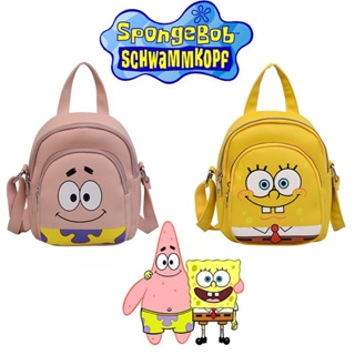 กระเป๋าสะพายไหล่ พิมพ์ลายการ์ตูน Spongebob Squarepants Patrick Star สีสันสดใส แฟชั่นทันสมัย