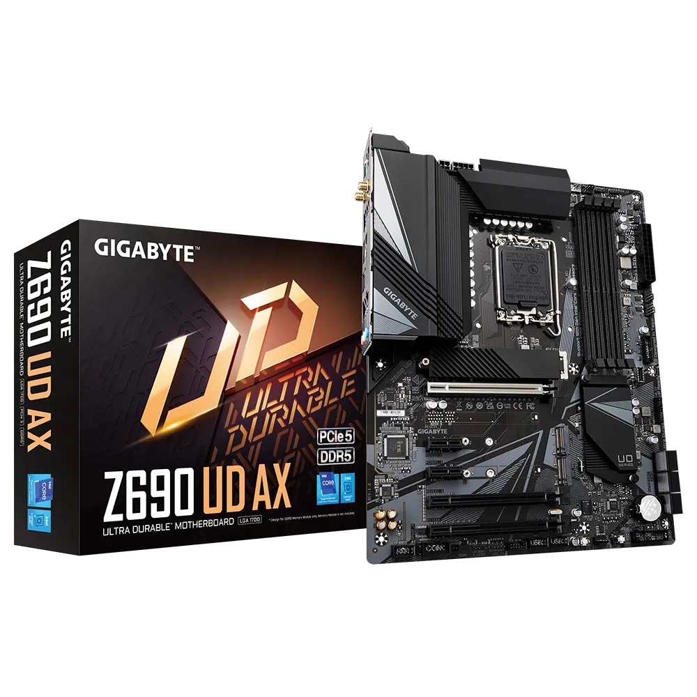 เมนบอร์ด Gigabyte Z690 UD AX DDR4 Intel WIFI 6 | แอลจีเอ1700 โมโบ