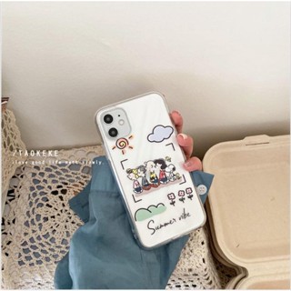 เคสโทรศัพท์มือถือ ซิลิโคน ลายการ์ตูนตาราง ทรงสี่เหลี่ยม สําหรับ for iPhone 13 Pro Max Xs Max Xr 12 mini 7 Plus 12 Pro Max