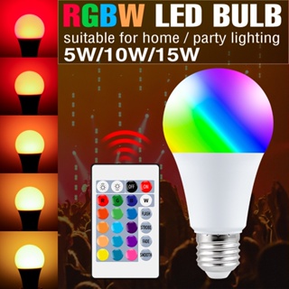 หลอดไฟสปอตไลท์ 220V LED 110V E27 RGB 20W 25W 15W 10W 5W สําหรับตกแต่งบ้าน คริสต์มาส ฮาโลวีน