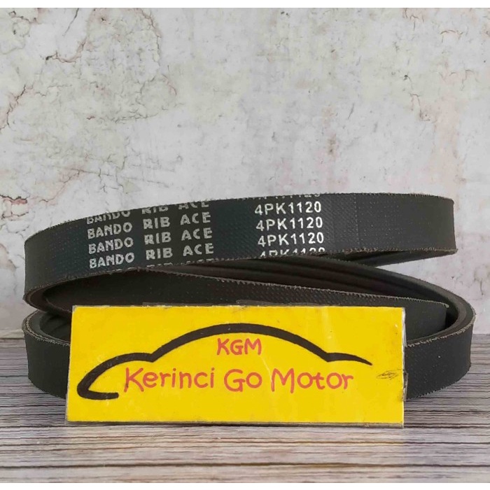 Bando Van Belt 4PK 1120 V เข็มขัดพัดลมเข็มขัด Groove 4PK-1120 Power พวงมาลัยพัดลมเข็มขัด L200