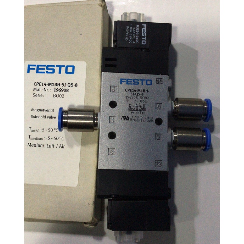YTH Festo DPDM-16-20-PA-2pcs CQ-1/2-15-4pcs DGC-K-18-500-PPV-A-GK-1pcs CPE14-M1BH-5J-1/8 -1pc(ราคารว