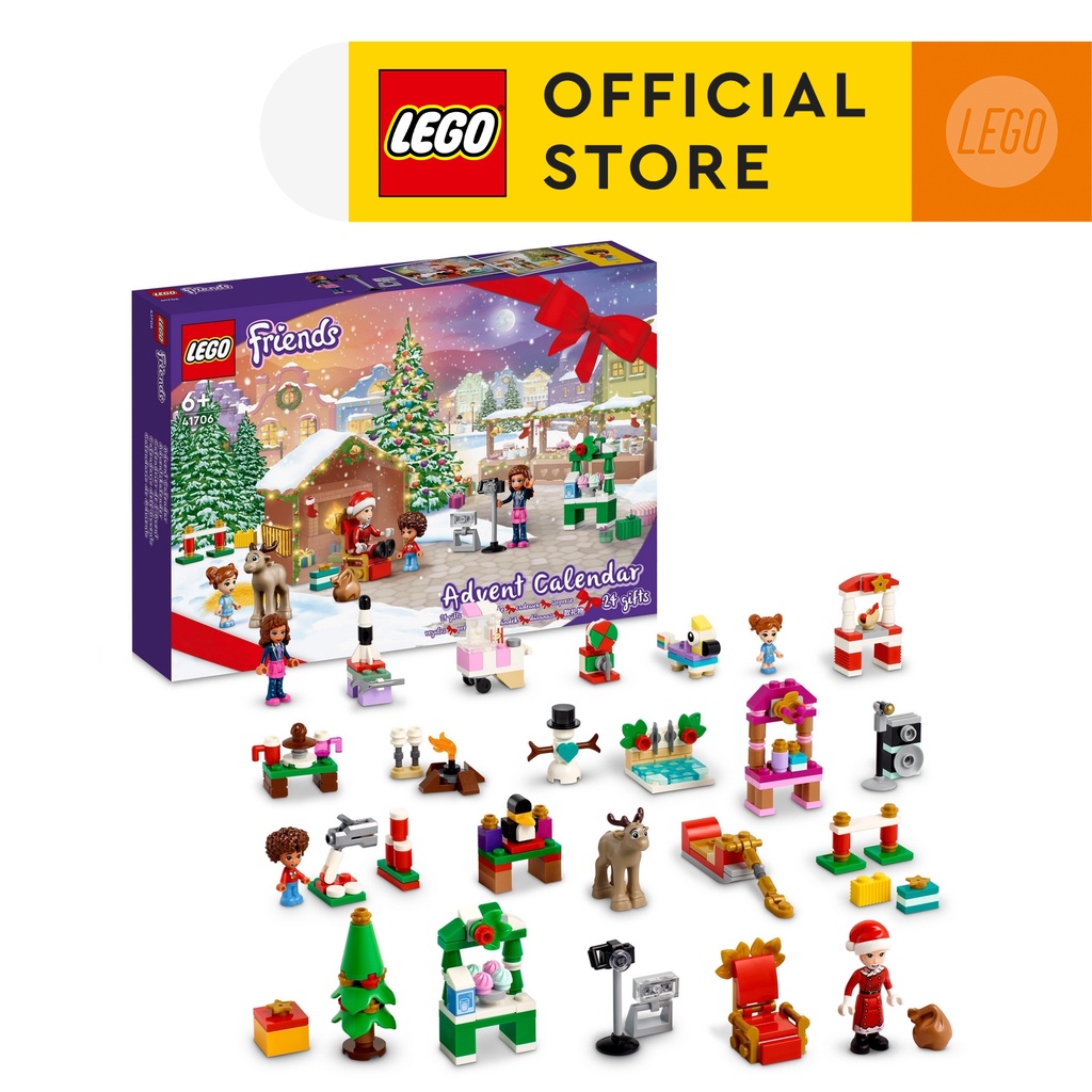LEGO® Friends 41706 Advent Calendar Building Kit (312 Pieces) Shopee