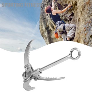 Sporting Fitness Grappling Hook Durable Folding Survival Stainless Steel Grapple Claw for Mountain Climbing Boat