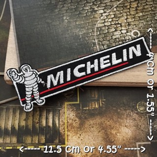 มิชิลิน Michelin ตัวรีดติดเสื้อ อาร์มรีด อาร์มปัก ตกแต่งเสื้อผ้า หมวก กระเป๋า แจ๊คเก็ตยีนส์ Racing Embroidered Iron o...