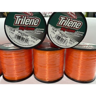 สายโมโน เบิร์คเลย์ บิ๊กเกมส์ ไทลีน สีส้ม สายเอ็น Berkley Trilene BigGame สีส้ม