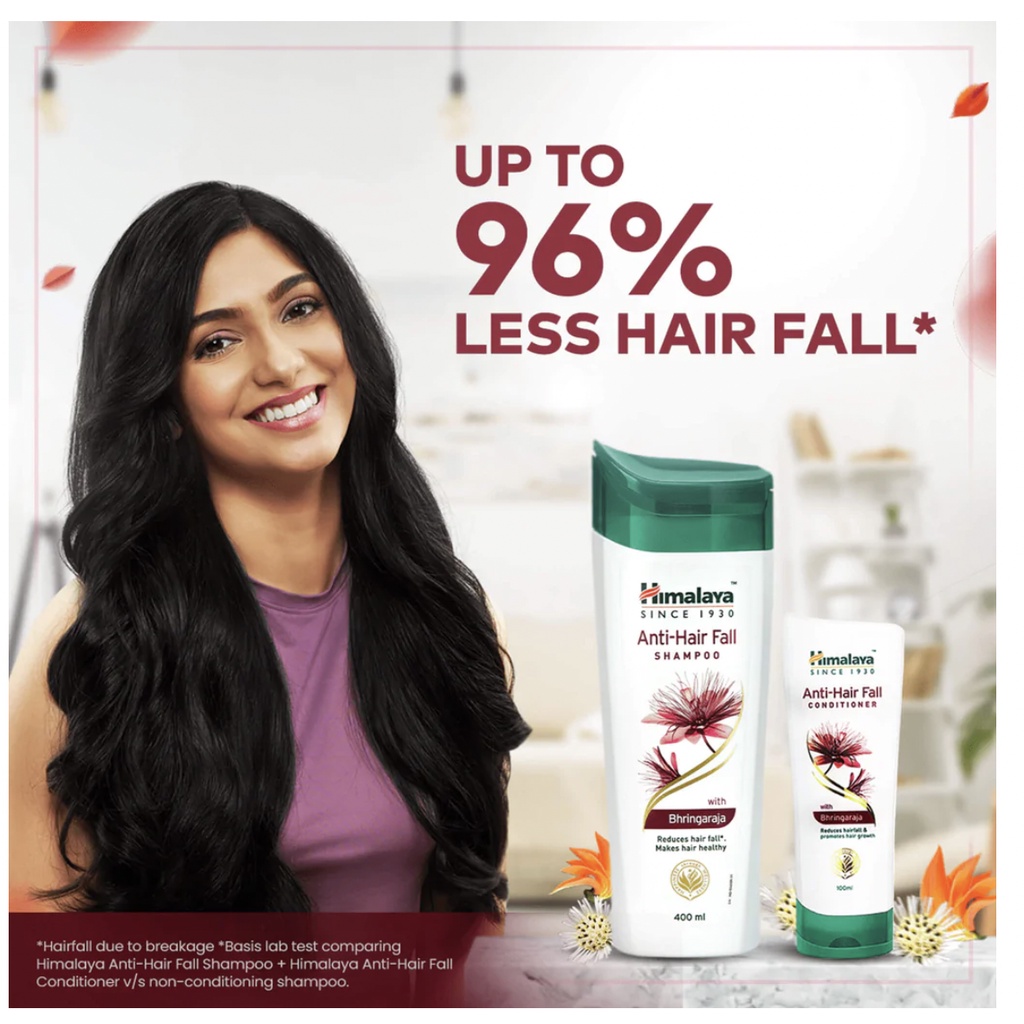 Himalaya Anti Hair Fall 180 ม.ล. ขวดใหญ่ แชมพูสระผมลดผมร่วง เร่งผมเกิดใหม่
