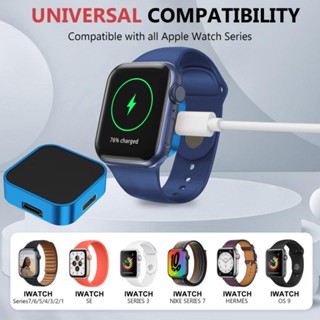 2in1 ที่ชาร์จแม่เหล็กไร้สาย USB แบบพกพา พร้อมพวงกุญแจ Type C สําหรับ Apple Watch 7 6 5 4 3 2 1 Iwatch Series