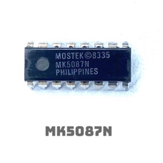 MK5087N ไอซีวงจรรวม DIP-16 MOSTEK IC DTMF Circuit (แพ๊ค 2 ชิ้น)