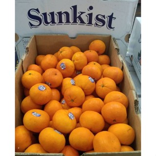 🍊🍊Sunkist ส้มไร้เมล็ด หวาน หอม🍊🍊อร่อย 1 ลัง 9kg.🍊🍊เทียบเท่าไซร์ s