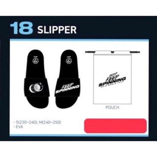 [ พร้อมส่ง​ ]​ GOT7​ KEEP​ SPINNING​ WORLDTOUR​ -​ SLIPPER