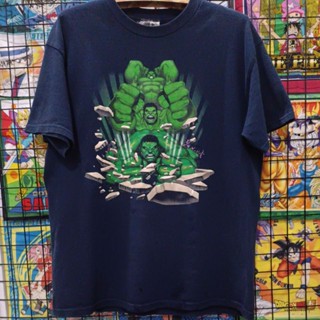 เสื้อยืดมือสอง Vintage Usa HULK งานOfficial 2003ตรงยุคหนัง หายากครับ ลิขสิทธิ์แท้จากค่าย Marvel Size L.อก22/ยาว29