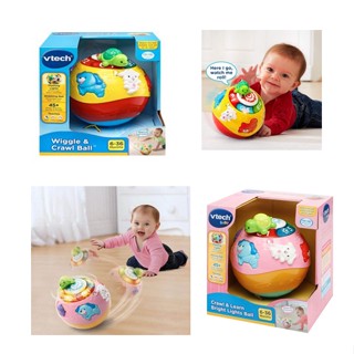 Vtech ลูกบอลมีมอเตอร์ Wiggle &amp; Crawl Ball - Blue/Pink