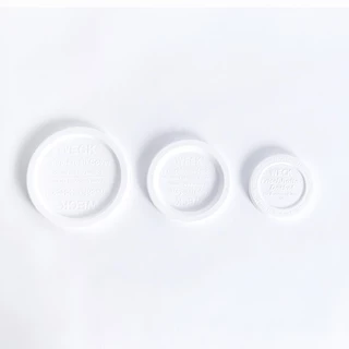 LIDS WHITE FOR WECK 1 PCS/BAG (ฝาพลาสติกสีขาวสำหรับขวดโหล WECK)