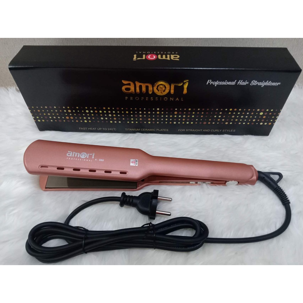 Amori / AMORI-888 / 2in1 Straight Wide Plate Hair Straightener