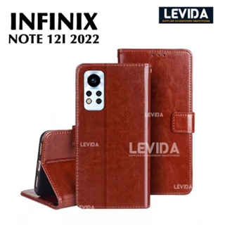 เคสโทรศัพท์หนัง ฝาพับ พร้อมช่องใส่บัตร สําหรับ Infinix Note 12i Note 12i