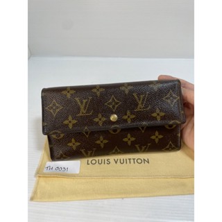 กระเป๋าสตางค์ Louis Vuitton trifold monogram wallet 3พับใบยาว