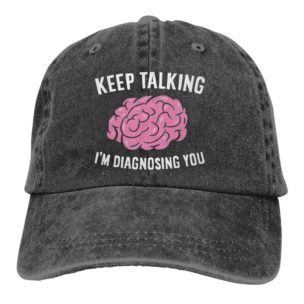 หมวก Keep Talking IM Diagnsing You Summer Cowboy Cap Outing Accessories