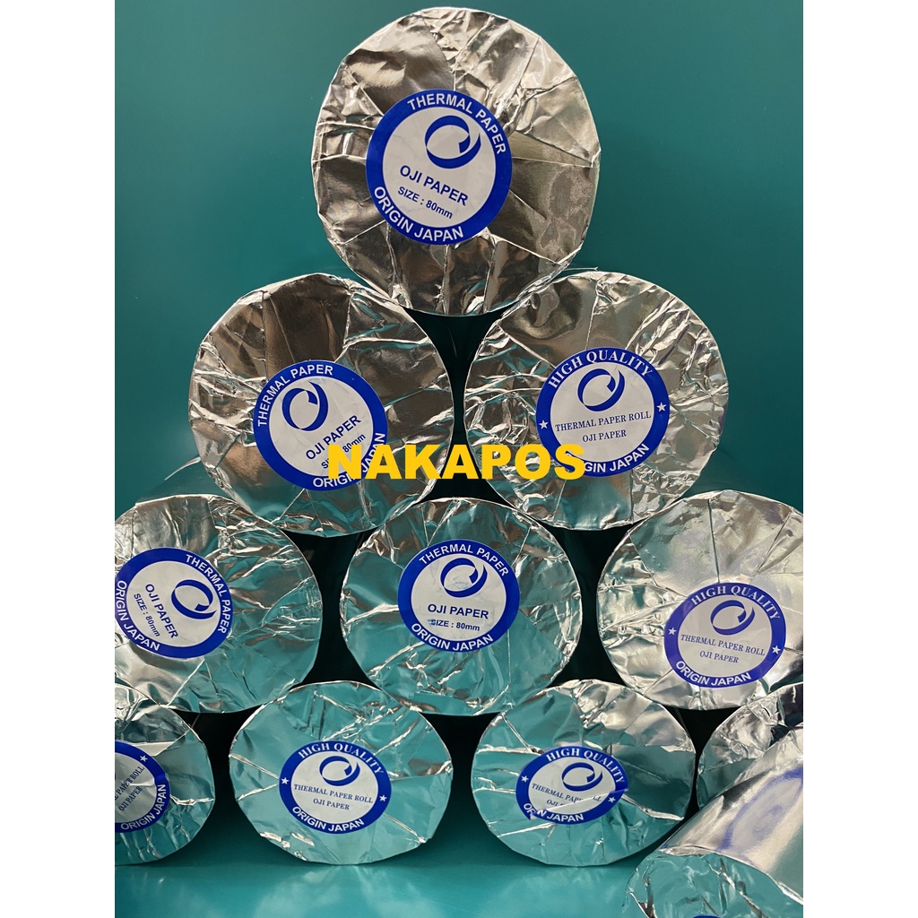 [กล่อง 10 ม้วน] THERMAL PRINTING PAPER K80x80MM BILL PRINTING PAPER K80*80 80MM INVOICE PRINTING PAP