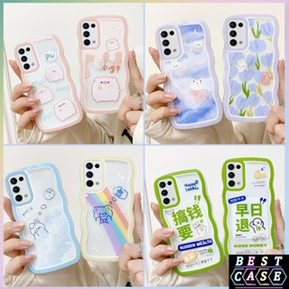 เคส Oppo Reno 5 เคส Tpu เคสนิ่ม กรอบคลื่น เคสโทรศัพท์ใส