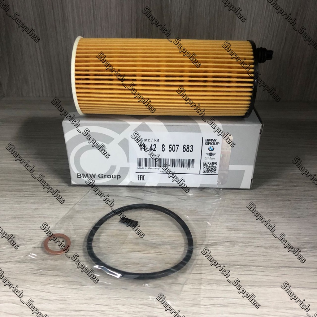 (11428507683) กรองน้ํามันเครื่อง BMW N47 N57 ENGINE F20 F21 F22 E90 E91 E92 E93 F30 F31 F34 F32 F33 