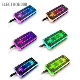 Electron000 เคสพัดลมควบคุมเมนบอร์ด Rgb Abs จังหวะการเจาะที่แข็งแกร่ง