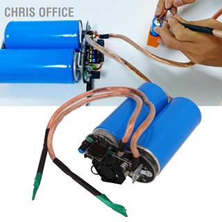 Chris Office เครื่องเชื่อมจุด ขนาดเล็ก 1500F 10W หน้าจอ Lcd 23.6 นิ้ว แบบพกพา แบตเตอรี่ ปลั๊ก Us 100V‐240V