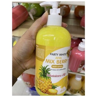 AHA MIX BERRY โลชั่นAHA สับปะรด 🍍ขนาด500ml(((1ขวด)))