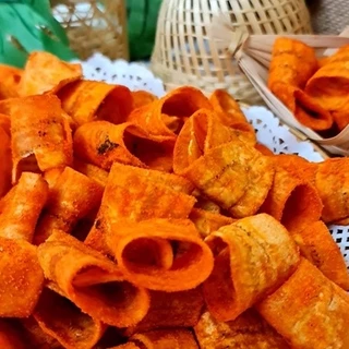 กินเพลิน✨800 กรัม กล้วยม้วนปาปริก้า กล้วยม้วนปาปิก้า กล้วยม้วนบาร์บีคิว