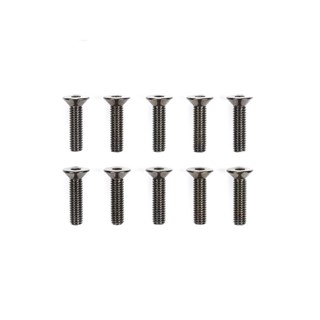 [อะไหล่รถบังคับ] TAMIYA 51631 SP.1631 3x12mm Steel Countersunk Hex Head Screws (10pcs.) อะไหล่ทามิย่าแท้ rc