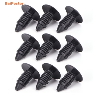 [BaiPester] 50pcs Auto Car Trunk Bumper Fender Retainer Push Black Plastic Clips Fasteners