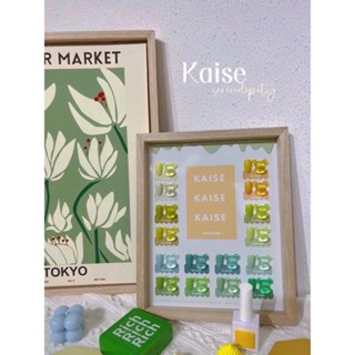 น้อนสีเขียวแบรนด์ Kaise น่ารัก มี16สี สีแน่น