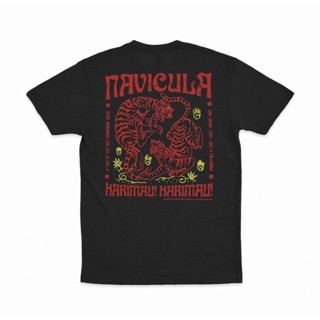 เสื้อยืด ลายเสือ Navicula! Tiger! - เสื้อยืด พิมพ์ลายสินค้าอย่างเป็นทางการ สําหรับผู้ชาย และผู้หญิง