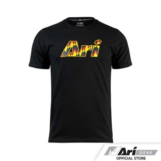 ARI FOOTBALL FEST 2022 DEU LIFESTYLE TEE - BLACK/YELLOW/RED เสื้อยืด อาริ เยอรมัน ฟุตบอล เฟส 2022 สีดำเหลือง