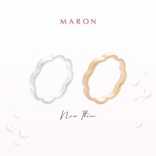 [New Arrival] MARON Happy Lining Ring แหวนเงินแท้ 925