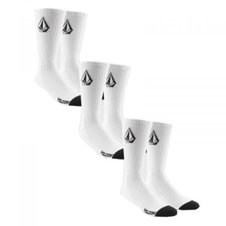 Volcom ถุงเท้า VD6302004 FULL STONE SOCK 3PK