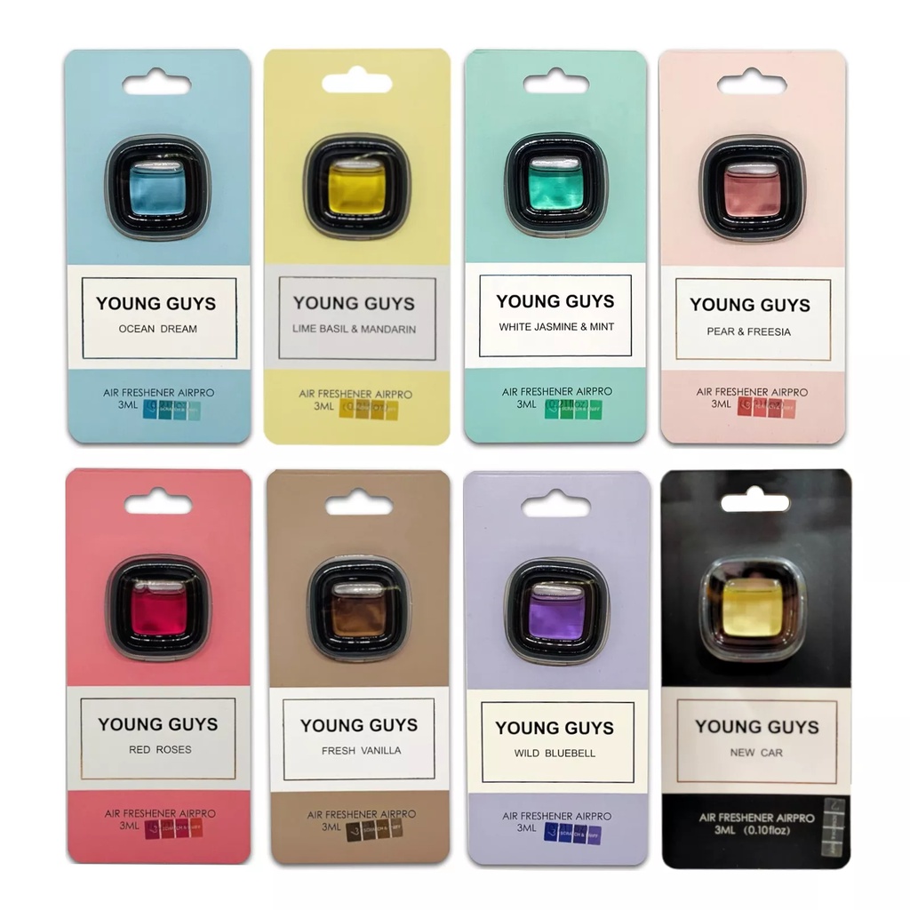 AIR FRESHENER AIRPRO YOUNG GUYS น้ำหอมติดรถยนต์ น้ำหอมปรับอากาศในรถยนต์