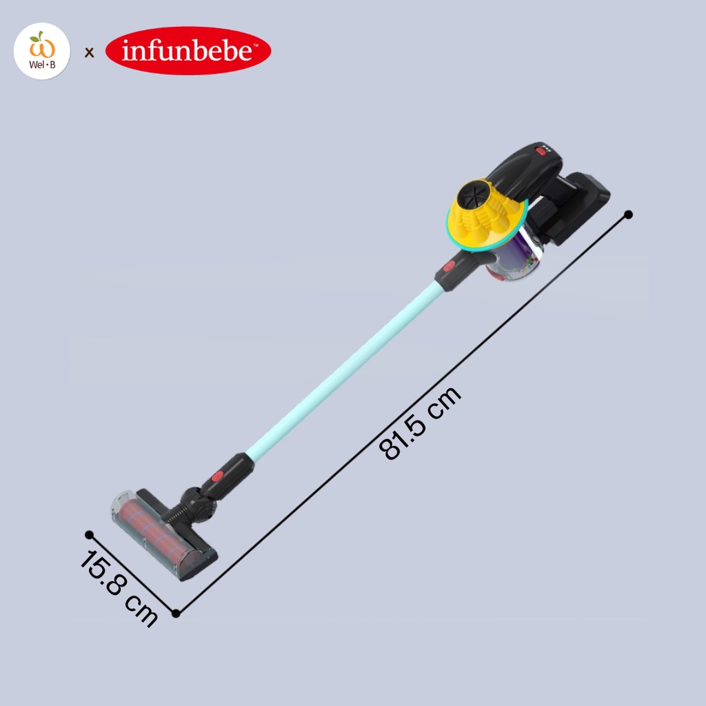 Wel-B x Infunbebe S1 Vacuum Cleaner (เครื่องดูดฝุ่นของเล่นเด็ก) - เครื่องดูดฝุ่นของเล่นเด็ก ของเล่นจำลอง ดูดฝุ่น - รูปที่ 2