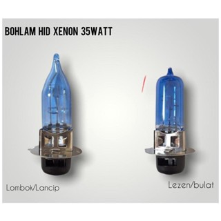 หลอดไฟหน้าซีนอน ทรงกลม และเรียวเล็ก รุ่น H6 Duck Matic 35w DC 12V สีขาวสว่าง