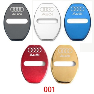 ฝาครอบล็อคประตูรถยนต์ สเตนเลส อุปกรณ์เสริม สําหรับ Audi A3 8l A1 Q5 TT mk2 A5 A4 B7 B8 B5 A6 C7 C6 Q7 Q3 RS3 4 ชิ้น