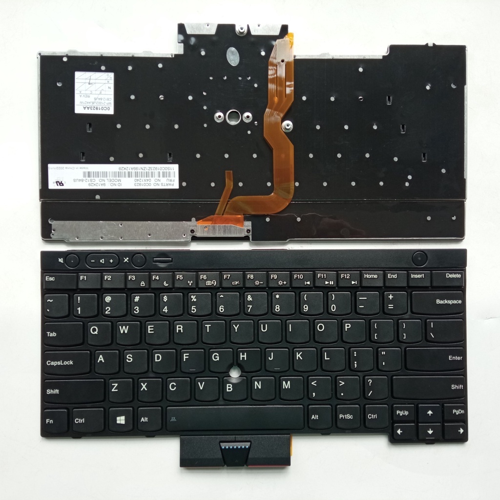 ใหม่สําหรับ Lenovo ThinkPad T430 T430I T430S T530 W530 X230 X230I X230T L430 L530 US แป้นพิมพ์แล็ปท็อปไม่มีจุด
