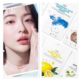 แผ่นมาส์กหน้า เกาหลี สูตรลับหน้าใส ฉ่ำวาว ผิวอิ่มน้ำ แบบสาวเกาหลี tenzero sheet mask a face mask 텐제로 시트 마스크