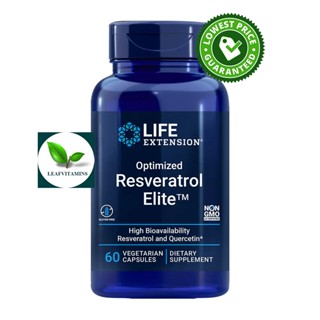 Life extension Optimized Resveratrol Elite / 60 vegetarian capsules