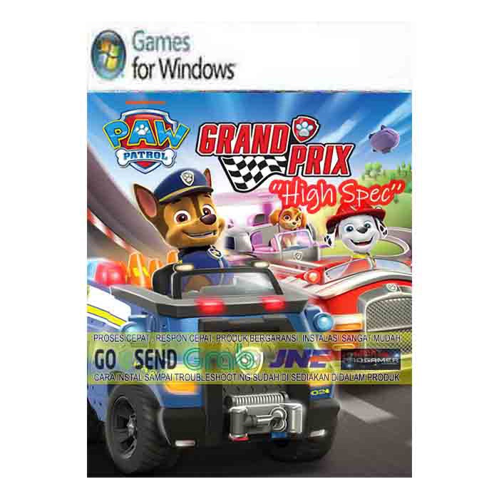 Paw PATROL RACER - DVD - PC GAME - PC เกมแล็ปท็อป - เกมแข่งรถ สําหรับเด็ก