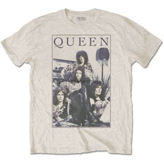 เสื้อยืดผ้าฝ้ายพิมพ์ลายแฟชั่น เสื้อยืด พิมพ์ลาย Queen Freddie Mercury Brian May Band Profile 2 สไตล์คลาสสิก ไม่ซ้ําใคร ส