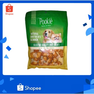 POOKIE Snack ขนมนสุนัข ไก่พันดรัมเบล 300-350 g.