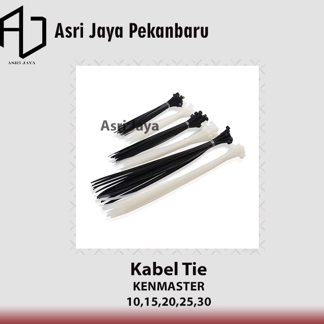 Kenmaster Nylon Cable Ties / Cable Ties หลายขนาด